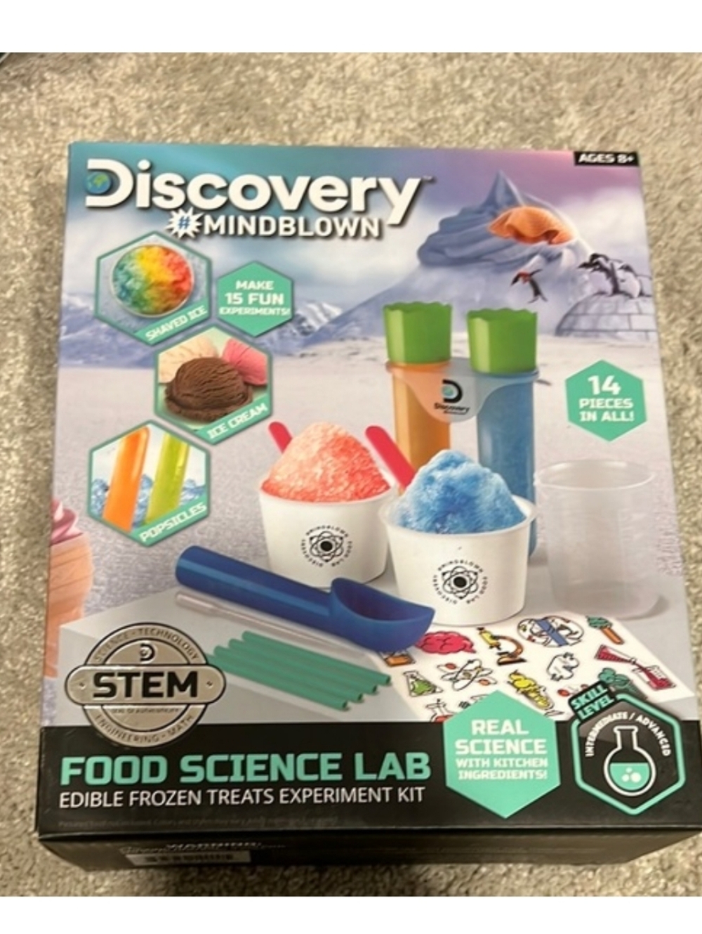 NWT Discovery Mindblown Frozen Treat Lab food science chemistry set